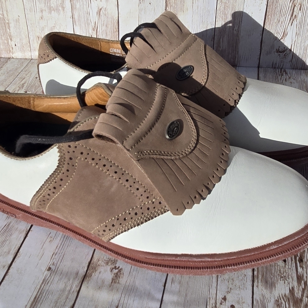 Callaway Broadmoor Golf Shoes 10.5M Men’s Brown Leather Nordstrom Narrow EUC - Picture 2 of 14